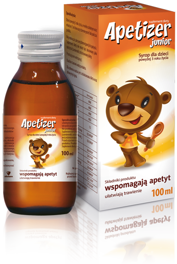 Aflofarm Apetizer Junior Syrup Supporting Appetite in Children Over 3 Years of Age 100ml