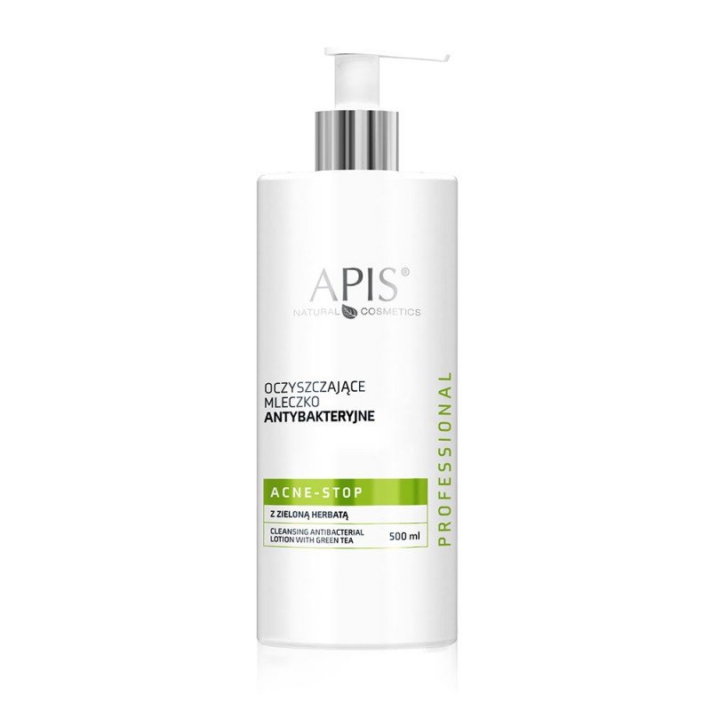 Apis Acne Stop Cleansing Antibacterial Milk with Green Tea for Oily and Combination Skin 300ml