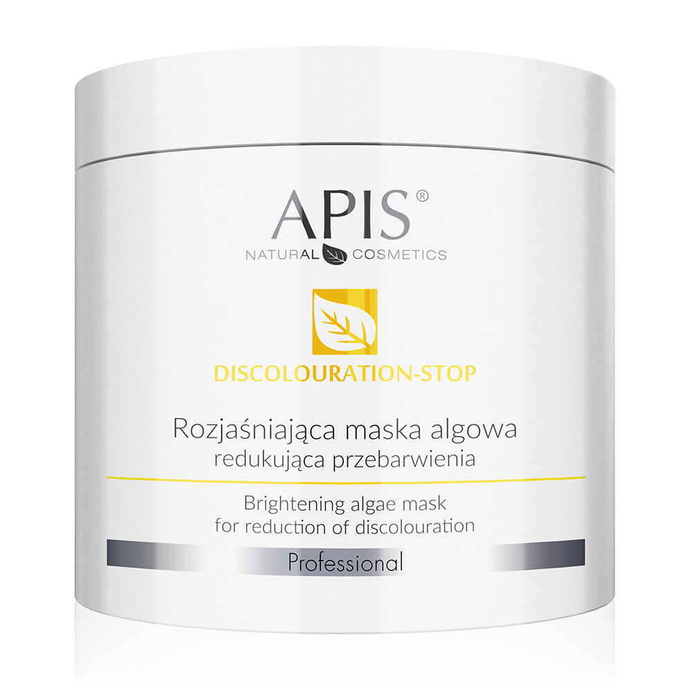 Apis Professional Discolouration Stop Brightening Algae Mask for Skin with Discolorations 200g