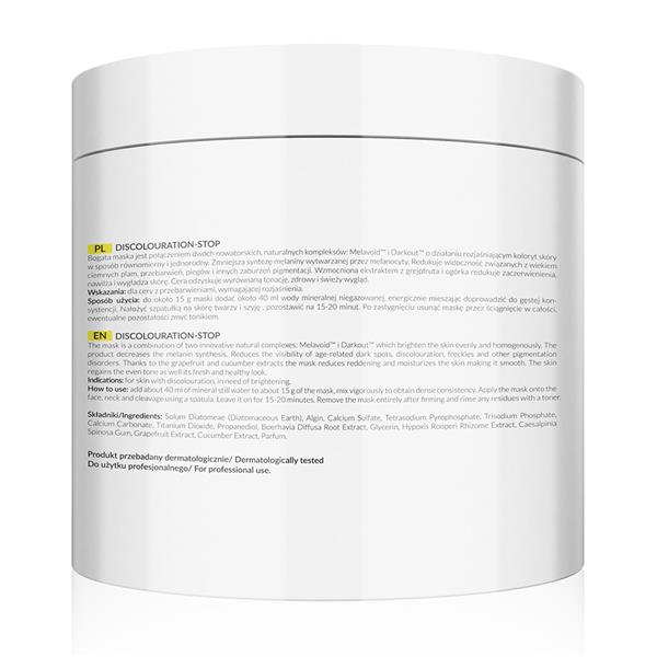 Apis Professional Discolouration Stop Brightening Algae Mask for Skin with Discolorations 200g