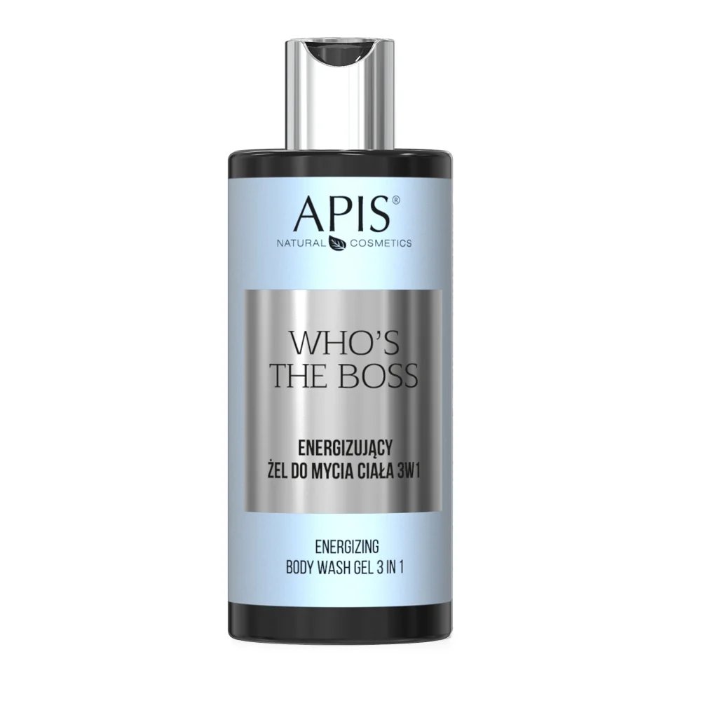 Apis Who'S the Boss Energizing Body Wash Gel 3in1 for Men 300ml