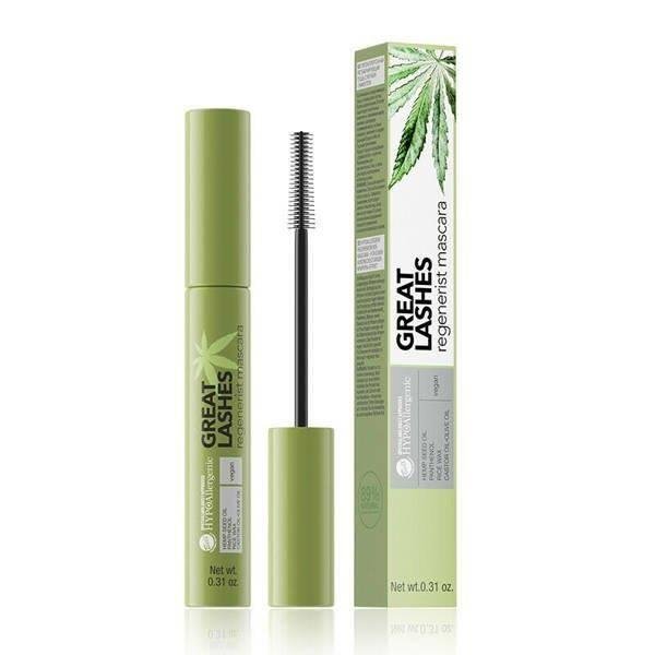 Bell HypoAllergenic Great Lashes Regenerist Mascara with Hemp Seed Oil Black 9g