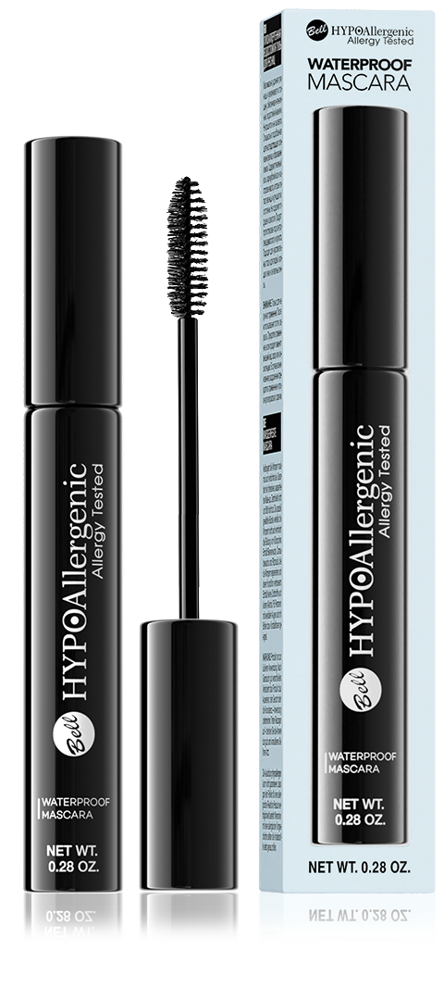 Bell HypoAllergenic Waterproof Mascara Long-Lasting Effect 01 Black 8g