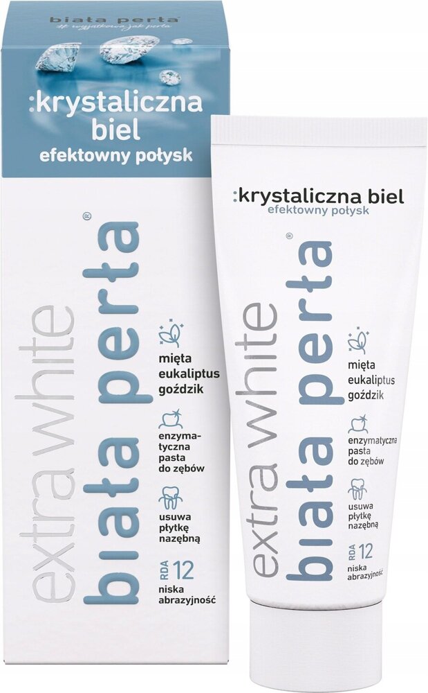 Biała Perła Plus Whitening Toothpaste Crystal White 75ml