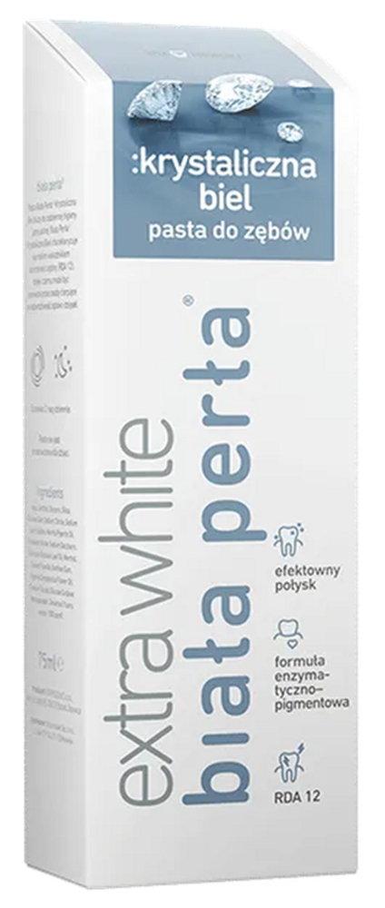 Biała Perła Plus Whitening Toothpaste Crystal White 75ml