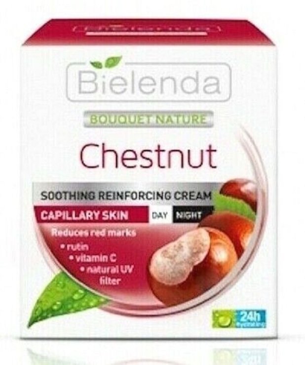 Bielenda Chestnut Strengthening Cream Vascular Skin Day and Night 50ml