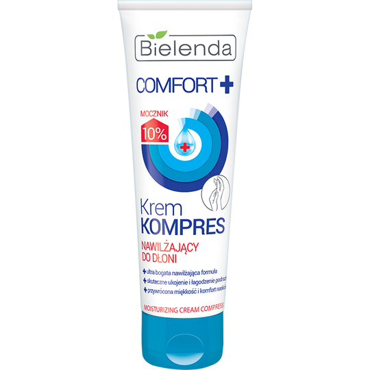 Bielenda Comfort Cream Moisturizing Hand Care Compress Urea 10% 75ml