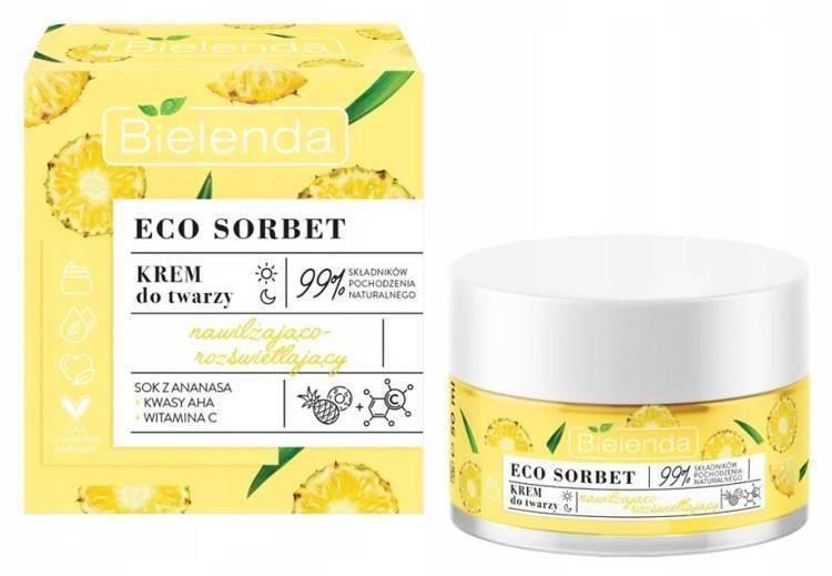 Bielenda Eco Sorbet Pineapple Moisturizing and Brightening Face Cream 50ml