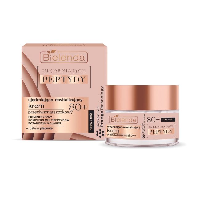 Bielenda Firming Peptides 80+ Firming and Revitalizing Anti-Wrinkle Day and Night Cream 50ml