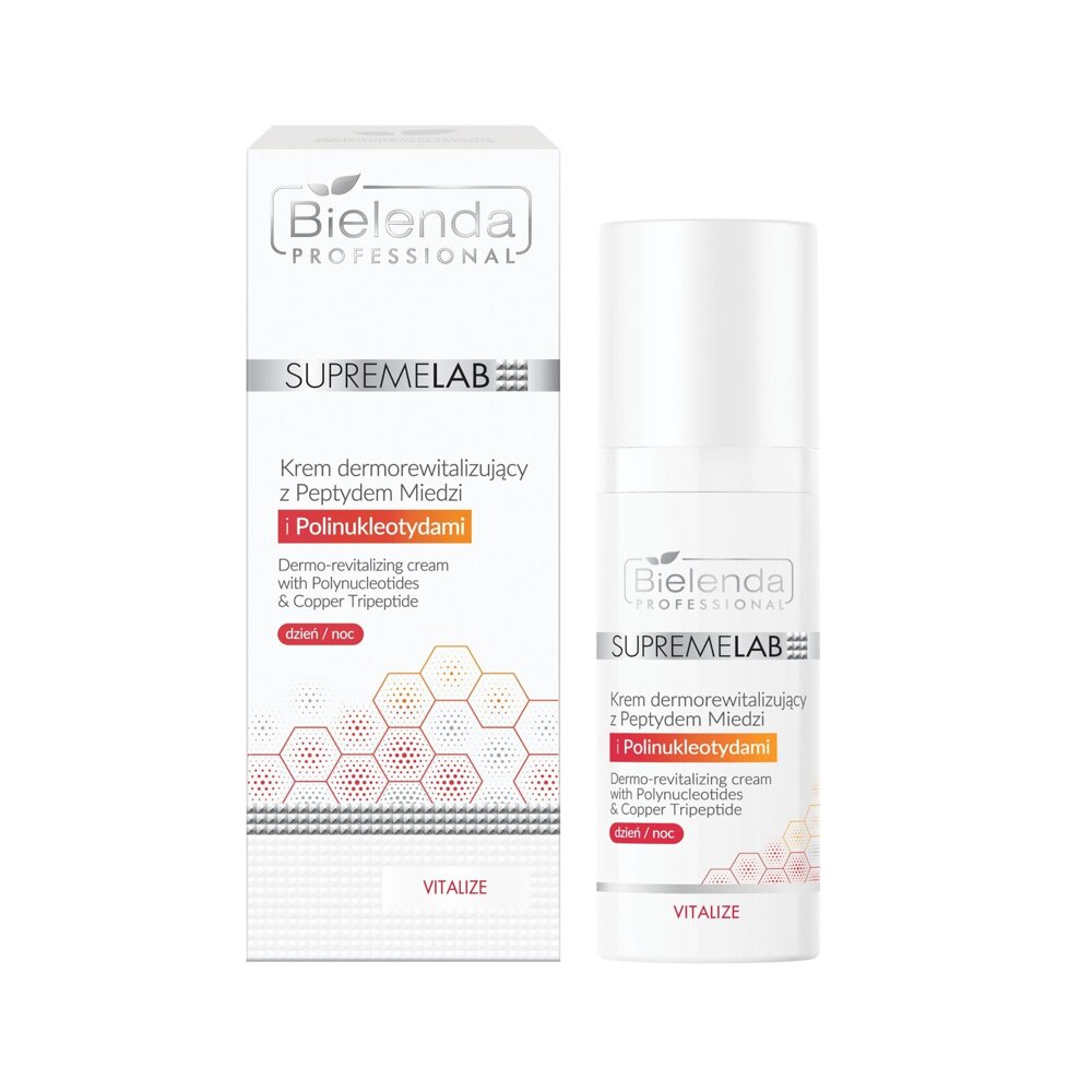 Bielenda Professional Vitalize SupremeLab Dermorevitalizing Cream with Copper Peptide and Polynucleotides 50ml