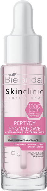 Bielenda Skin Clinic Professional Signal Peptides Stimulating and Rejuvenating Serum for Skin with First Wrinkles 30ml