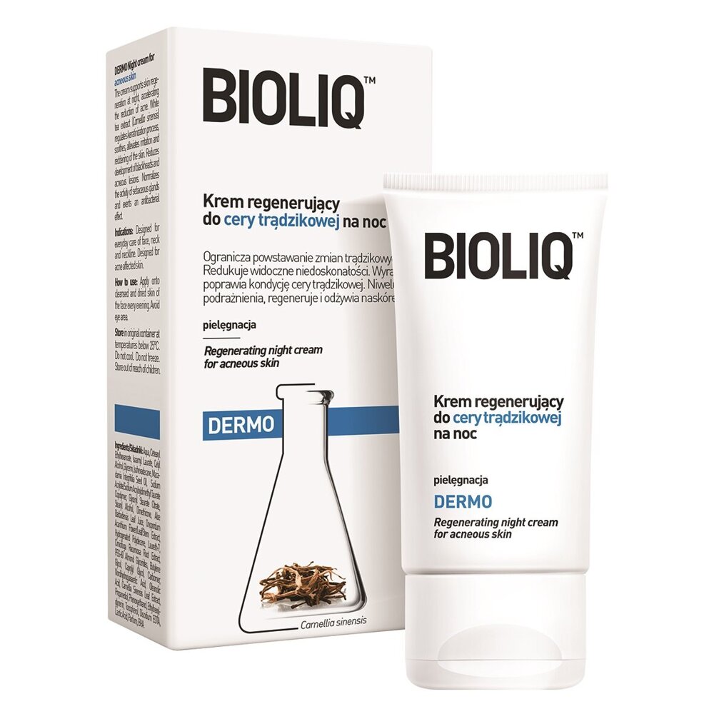 Bioliq Dermo Regenerating Night Cream for Acne Skin 50ml