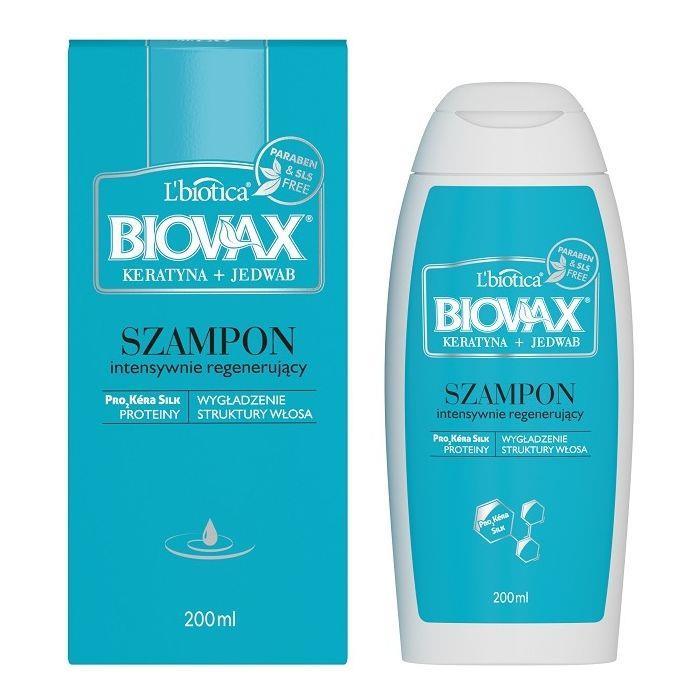 Biovax Shampoo Intensively Regenerating Hair Keratin + Silk 200ml