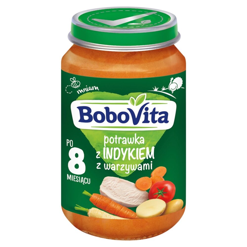 BoboVita Dish Turkey Stew with Vegetables for Babies after 8 Months 190g