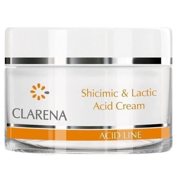 Clarena Acid Line Shicimic and Lactic Anti Wrinkle Moisturising Night Cream 50ml