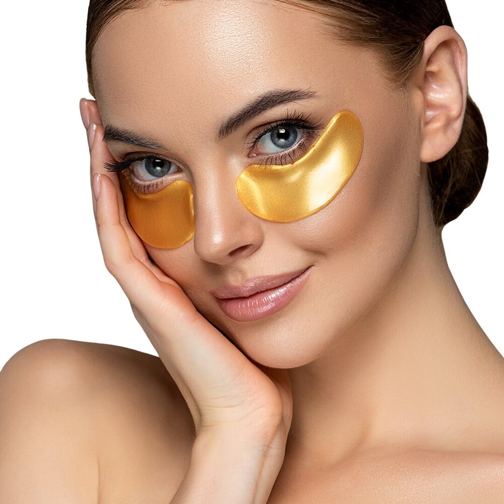 Clarena Golden Anti Wrinkle Eye Patches Eliminating Dark Circles and Swelling 2 Pieces