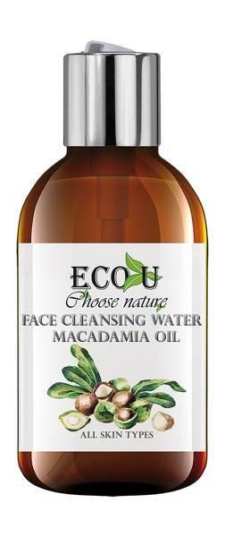 EcoU Face Cleansing Smoothing Water Hydra-Macadamia Oil for All Skin Types 200ml