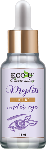 EcoU Lifting Brightening and Firming Under Eye Droplets 15ml