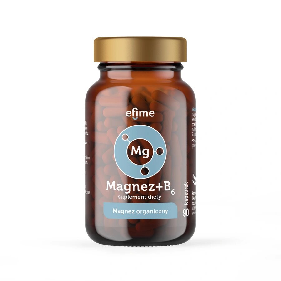 EkaMedica Efime Organic Magnesium + B6 90 Capsules ​