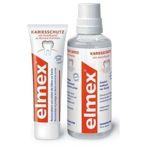 Elmex Mouthwash Anti-Caries Rinse 400ml + Free Toothpaste 75ml