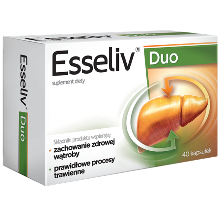 Esseliv Duo Supports The Proper Digestive Processes 40 Capsules