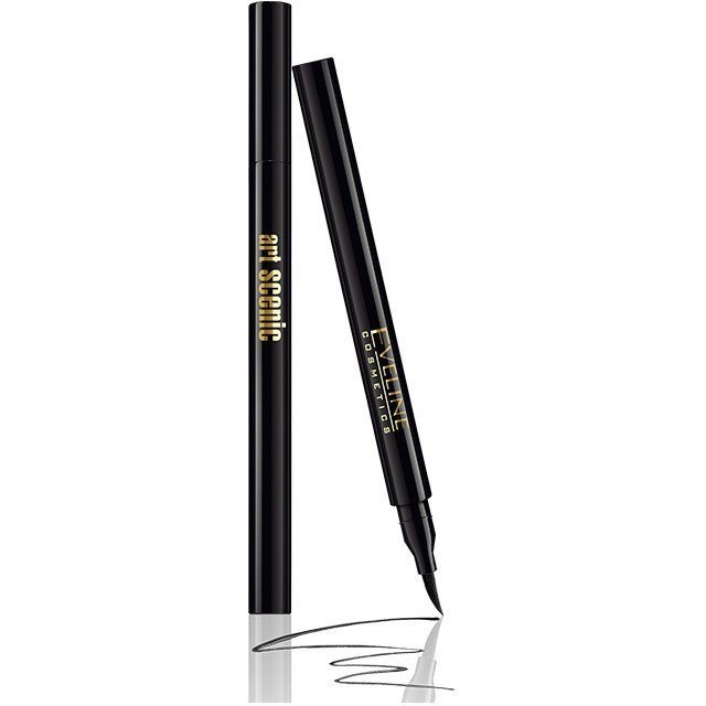 Eveline Art Professional Make Up Waterproof Eyeliner in Pen Black 1.8g