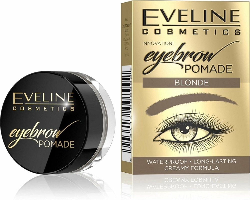 Eveline Eyebrow Pomade Long Lasting Waterproof Creamy Formula No.03 Blonde 12ml
