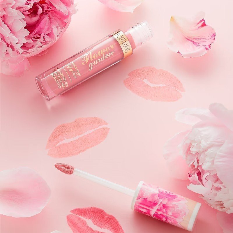 Eveline Flower Garden Creamy Lip Gloss No.02 Sweet Daisy Vegan 4.5ml