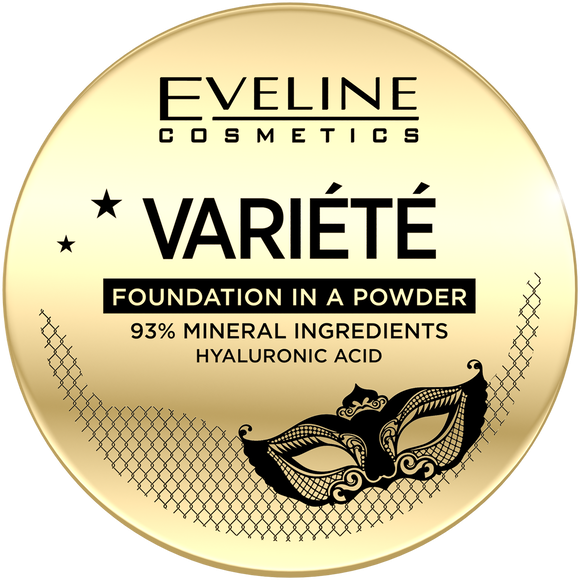 Eveline Variete 93% Natural Ingredients Mineral Powder Foundation 03 Light Vanilla 8g