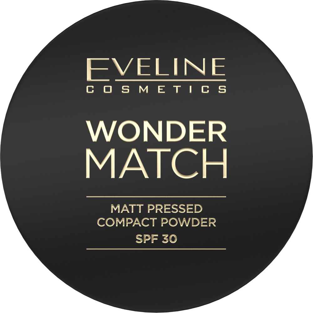 Eveline Wonder Match Matte Pressed Powder with Protective Filter SPF30 No. 01 Light Beige 8g