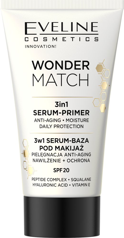 Eveline Wonder Match SPF20 Serum-Makeup Base 3in1 30ml