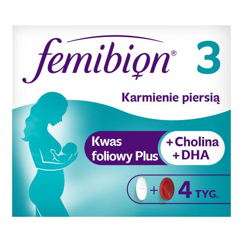 Femibion 3 Breastfeeding Coated Tablets + Soft Capsules 28 Tablets + 28 Capsules Best Before 31.10.24