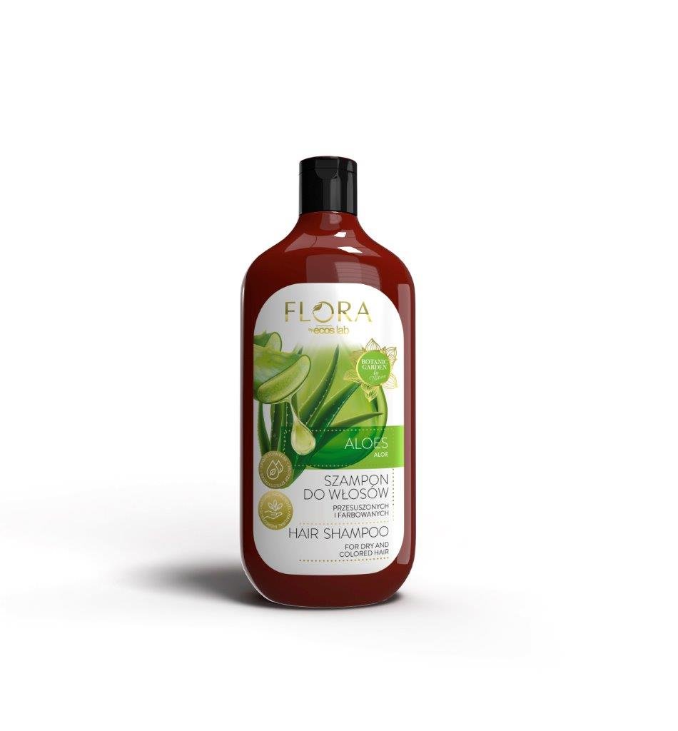 Flora by EcosLab Aloe Shampoo for Dry and Colored Hair 500ml