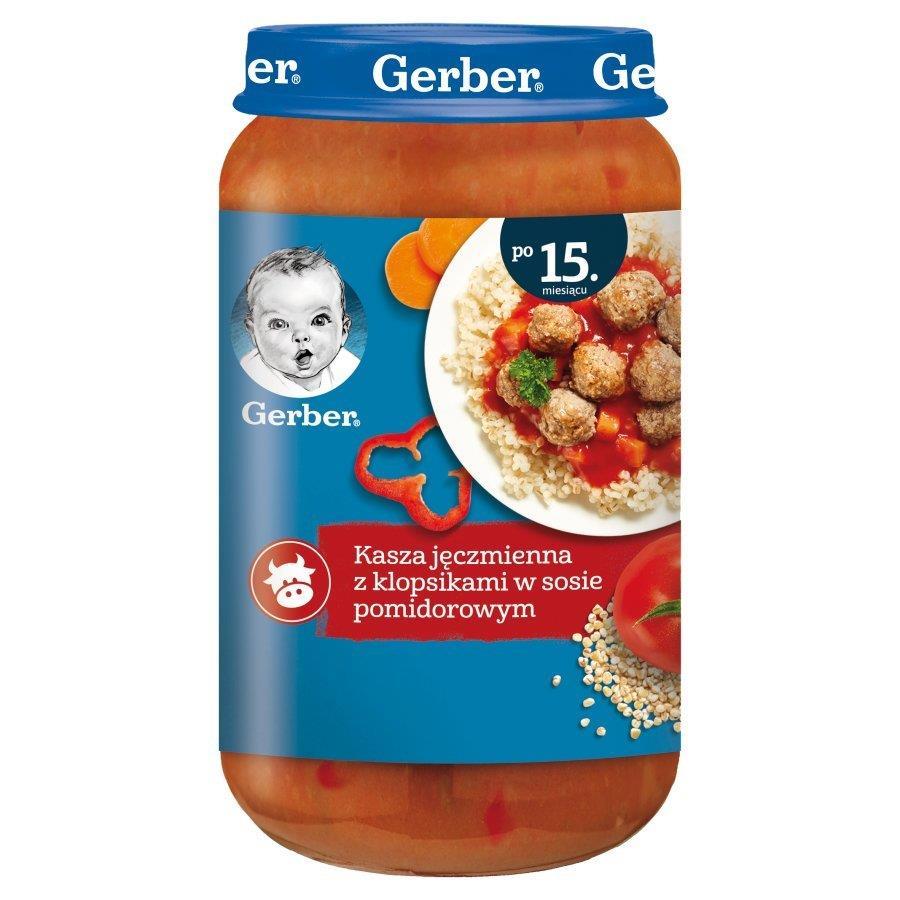 Gerber Barley with Meatballs in Tomato Sauce for Children after 15 Months 250g