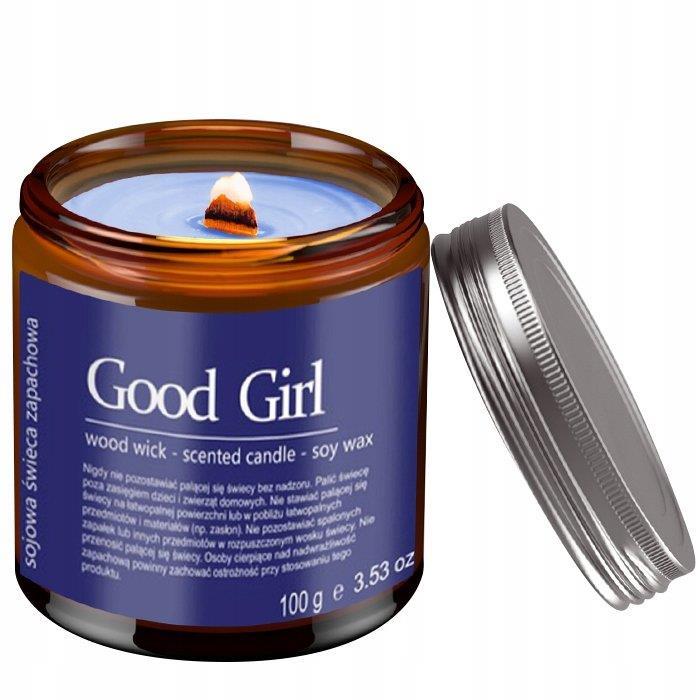 Good Girl Scented Soy Candle in Screw Top Jar 1 Piece
