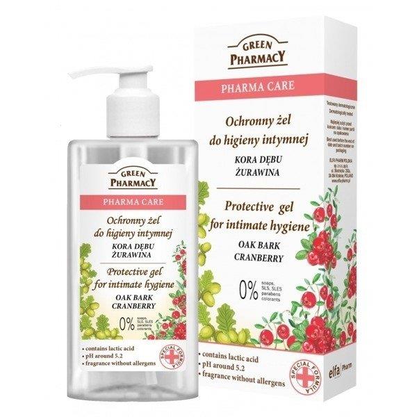 Green Pharmacy Intimate Hygiene Gel Bark Oak and Cranberry 300 ml