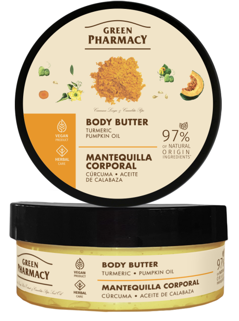 Green Pharmacy Turmeric and Pumpkin Oil Body Butter 200ml