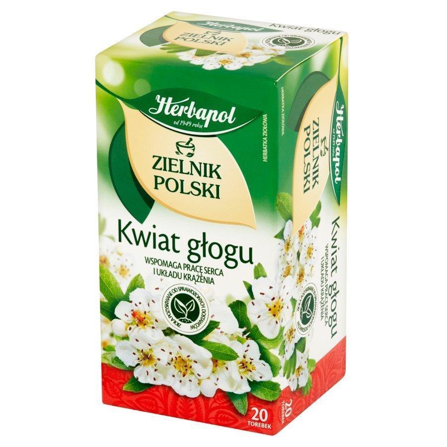 Herbapol Polish Herbarium Hawthorn Tea for Blood Circulation and Heart Support 40g