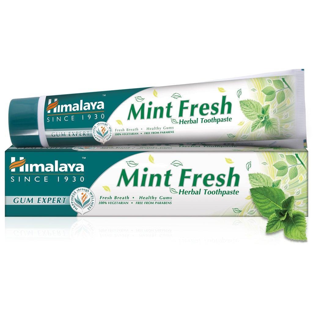 Himalaya Mint Fresh Herbal Toothpaste with Advanced Herbal Formula with Mint and Indian Fennel 75ml