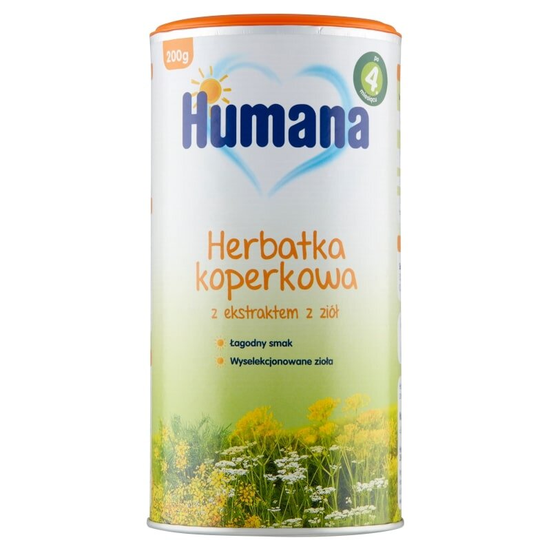 Humana Mild Dill Tea with Herbal Extract for Infants after 4th Month 200g