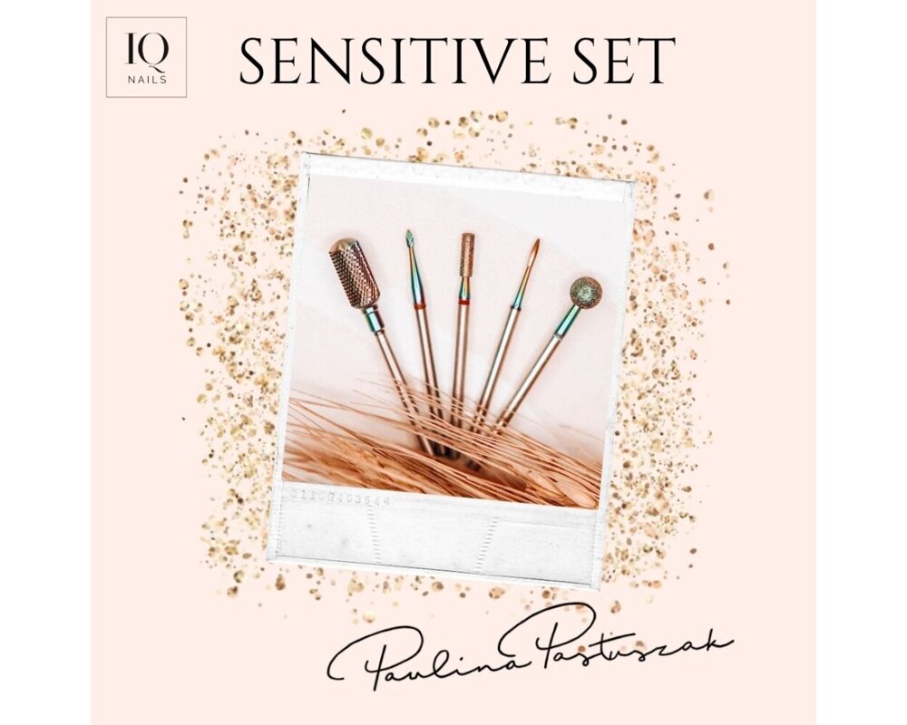 IQ Nails Sensitive Set for Delicate Nail Care 5 Pieces