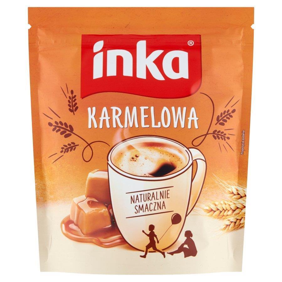 Inka Caramel Soluble Cereal Coffee Coffee Flavor and Aromatic Caramel 200g