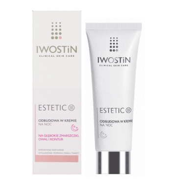 Iwostin Estetic III Reconstruction in Cream for Night with Intense Smoothing Effect 40ml