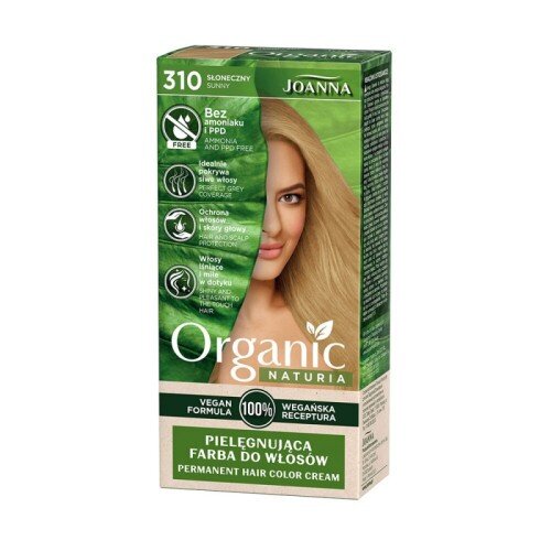 Joanna Organic Vegan Cocoa Hair Dye No. 310 Sunny 1 Piece