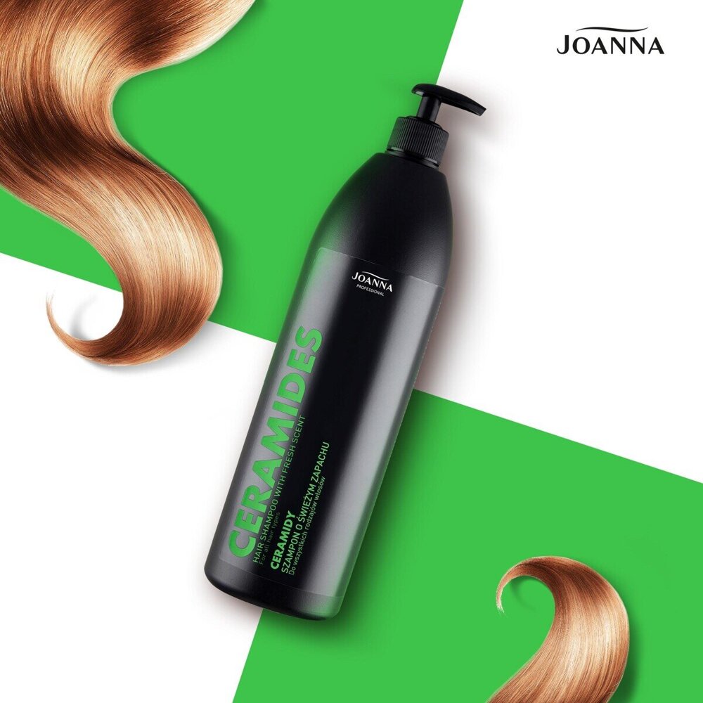 Joanna Professional Ceramids Shampoo with a Fresh Scent for All Hair Types 1000ml