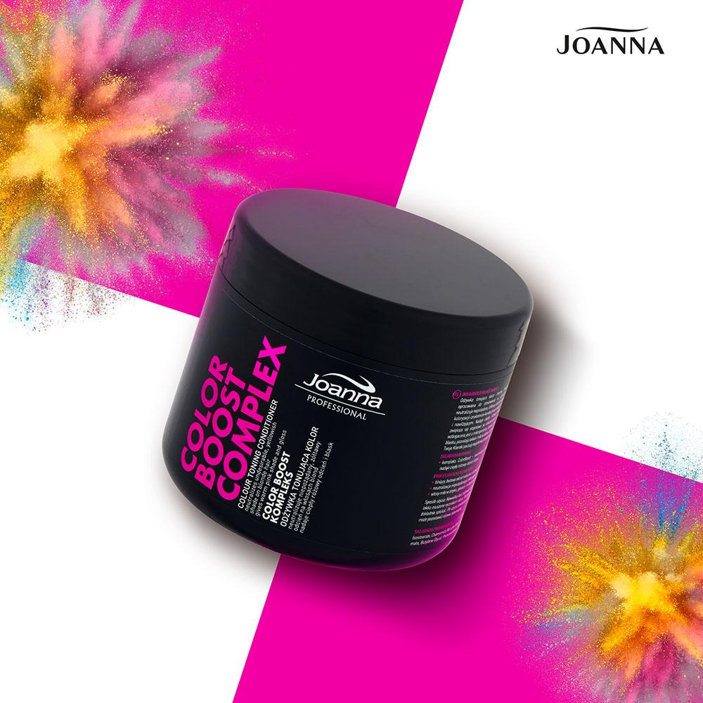 Joanna Professional Color Boost Complex Color Toning Conditioner Pink 500g