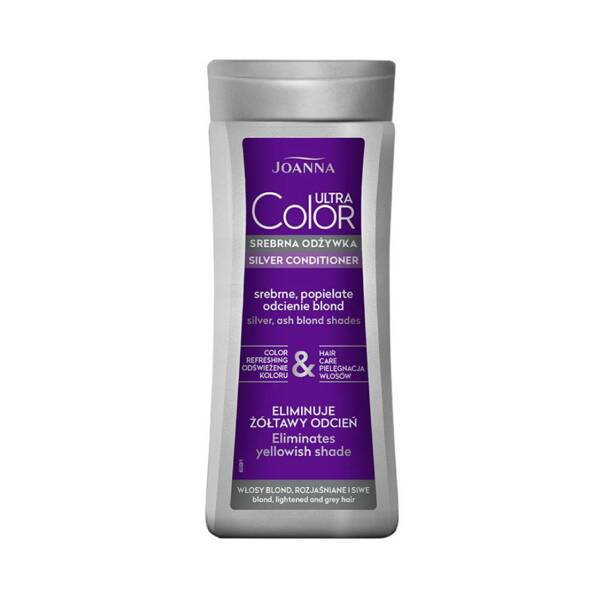 Joanna Ultra Color Conditioner Enhancing Hair Color Shades of Silver and Ash Blonde 200ml