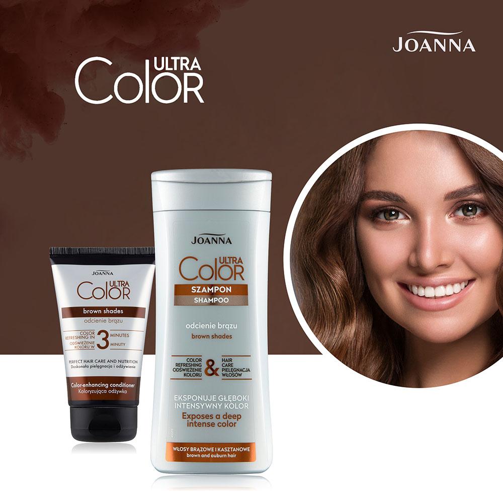 Joanna Ultra Color System Coloring Hair Conditioner Shades of Brown 100ml