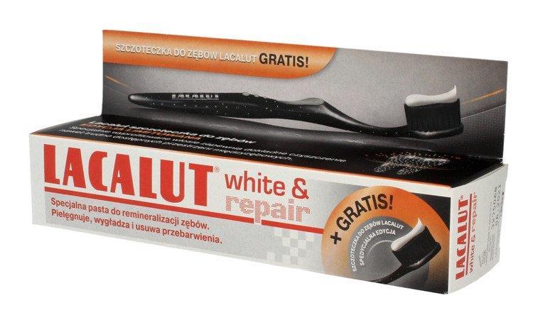 LACALUT Toothpaste White & Repair 75ml + Toothbrush