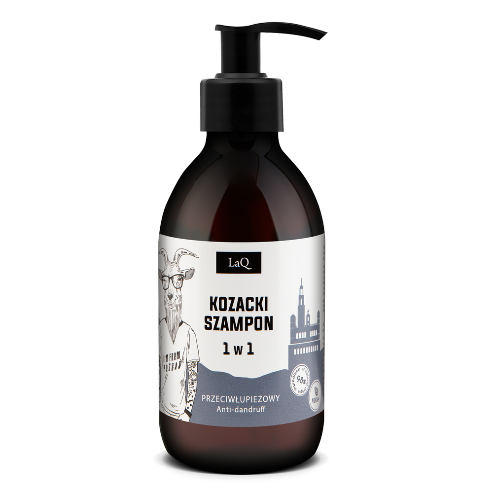 LaQ Kozioł from Poznań Anti-dandruff Vegan Shampoo for Men 1in1 300ml